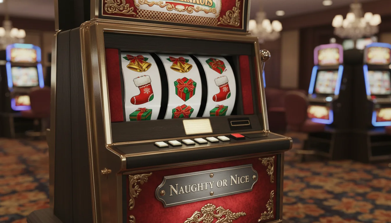 Festive Naughty or Nice slot game screen